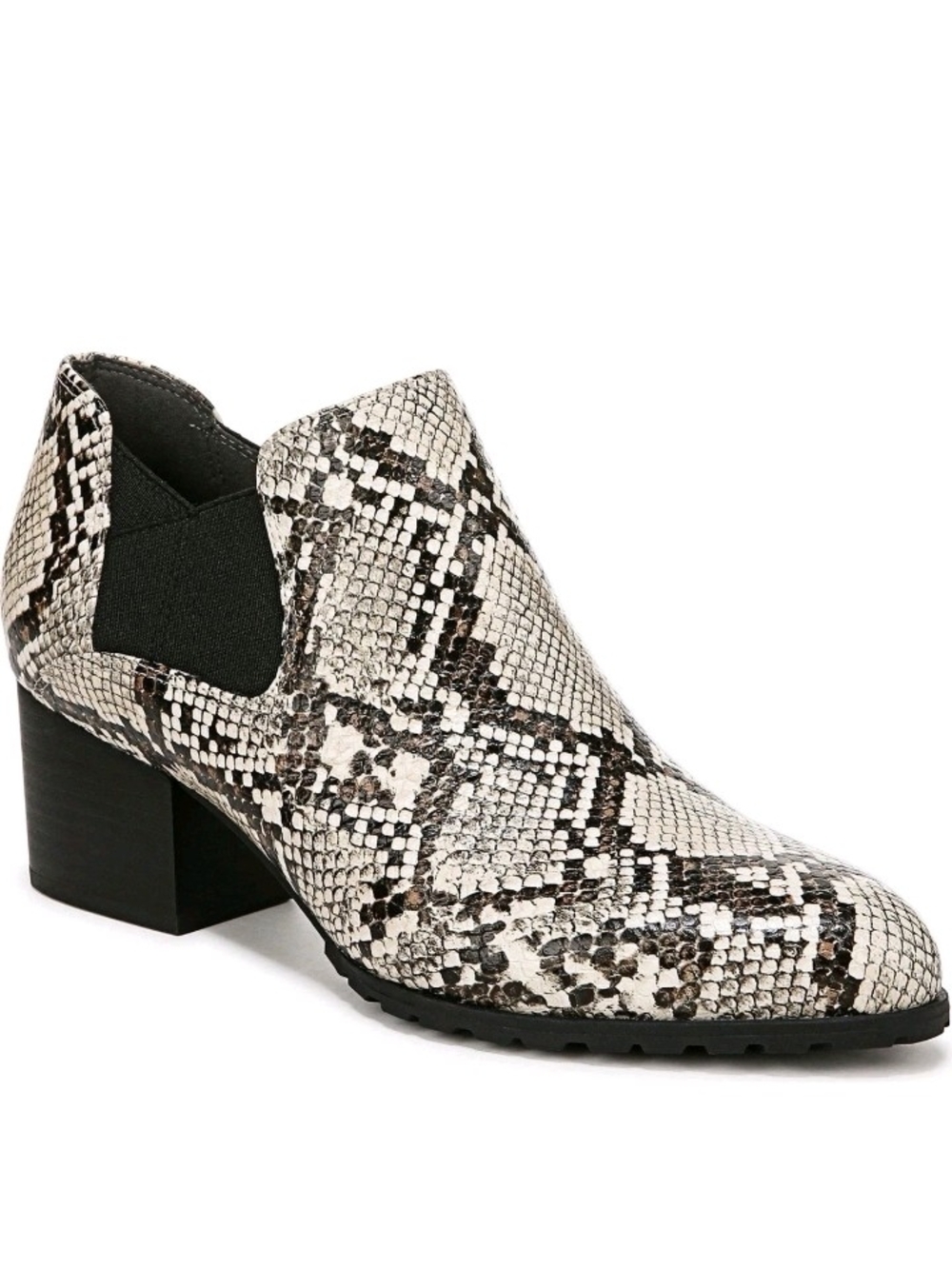 Vionic Neutral Snake-Print Chelsea Bootie - Picture 4 of 16